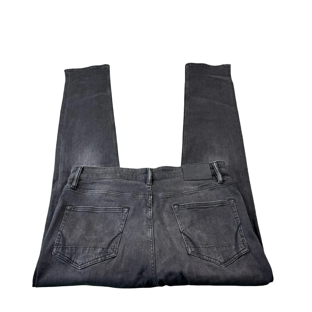 Allsaints VTG Black Wash Button Fly Rex 1 Mens Jeans Size 33x33